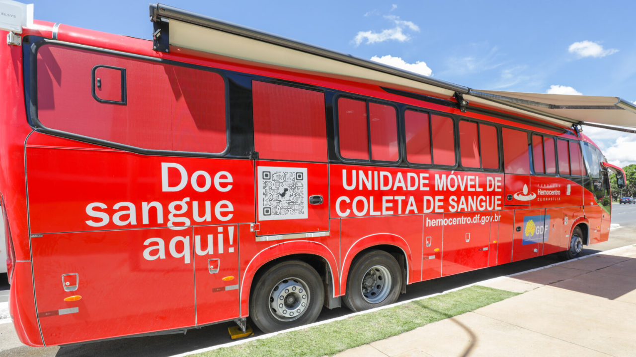 No dia 16, a unidade estará no estacionamento do JK Shopping, em Taguatinga, com uma ação preventiva a um eventual aumento na demanda por sangue durante o período do Carnaval | Fotos: Geovana Albuquerque/Agência Brasília