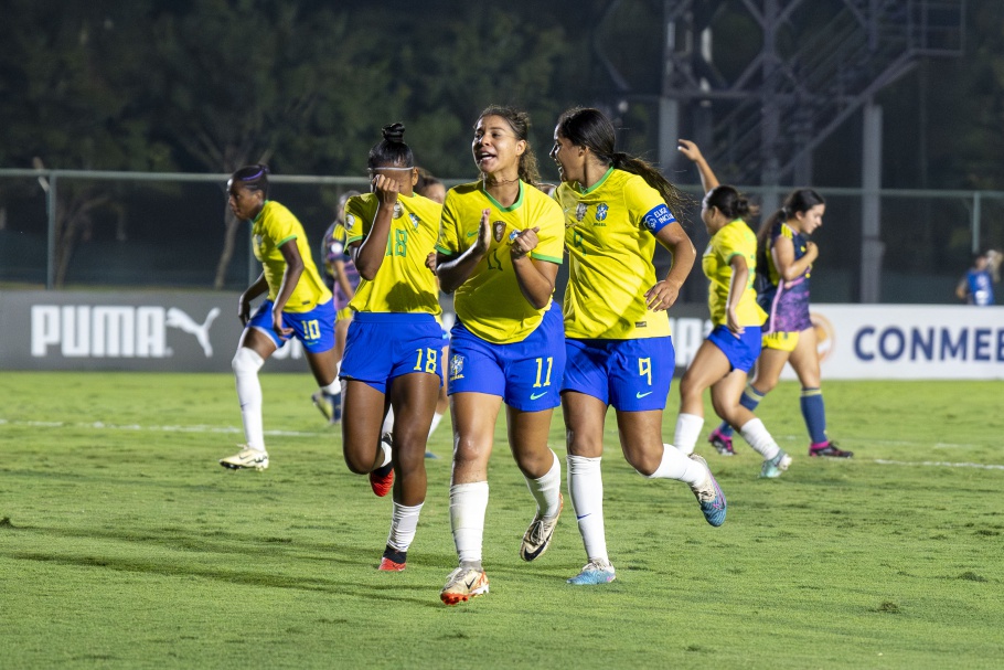 Brasil x Colômbia - Sul-Americano Feminino Sub-17 - 28/03/2024 Créditos: Fabio Souza/CBF