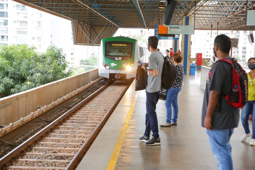 Para concluir todos os trabalhos, será necessário interromper a circulação de trens durante o domingo | Foto: Tony Oliveira/Agência Brasília