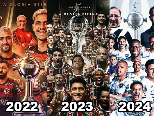 Hegemonia carioca: 4 títulos de Libertadores em 6 anos