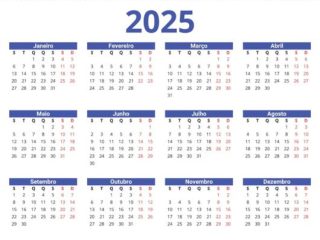 Calendário 2025 de feriados e pontos facultativos no GDF