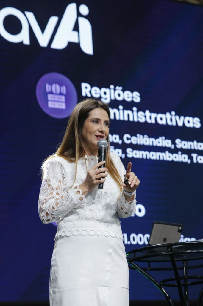 Secretaria da Mulher (SMDF) no Innova Summit 2025: Debate o papel da mulher no mercado digital 1 Sandra Faraj palestra no Innova Summit 2025