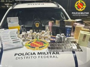 PMDF apreende carga ilegal de substâncias ilícitas avaliada em 100 mil