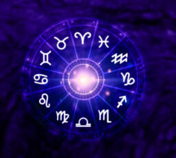 Composição ilustrativa de astrologia para o especial dos aniversariantes da semana.